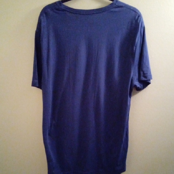 Mens XL Puma Blue Short Sleeve Tee Athletic Style Lightweight Relaxed Fit - Picture 4 of 4